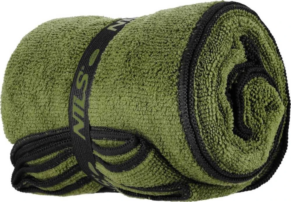 Rankšluostis NCR15 MILITARY KHAKI MICROFIBER TOWEL 120x60 cm Nils Camp