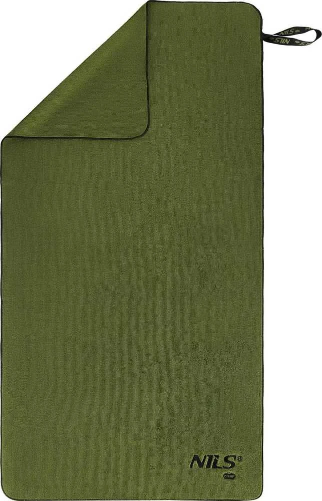 Rankšluostis NCR15 MILITARY KHAKI MICROFIBER TOWEL 120x60 cm Nils Camp