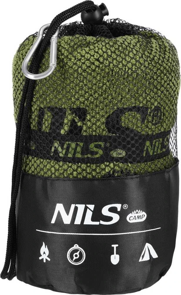 Rankšluostis NCR15 MILITARY KHAKI MICROFIBER TOWEL 120x60 cm Nils Camp