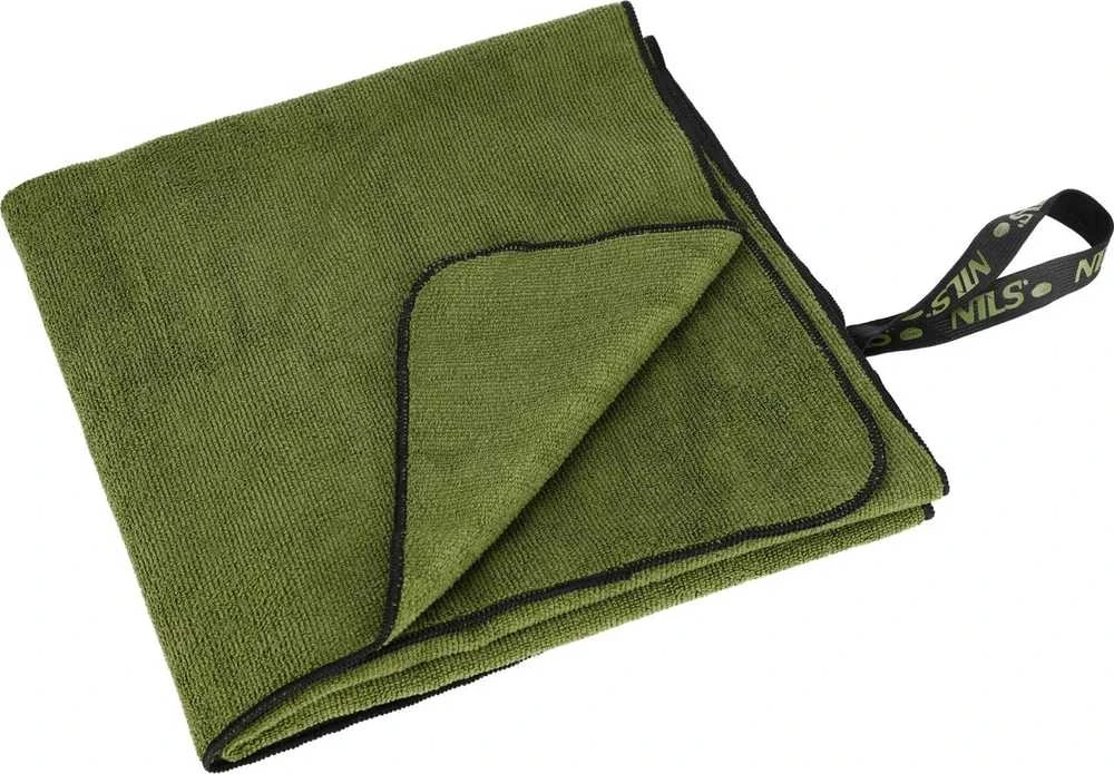 Rankšluostis NCR15 MILITARY KHAKI MICROFIBER TOWEL 120x60 cm Nils Camp