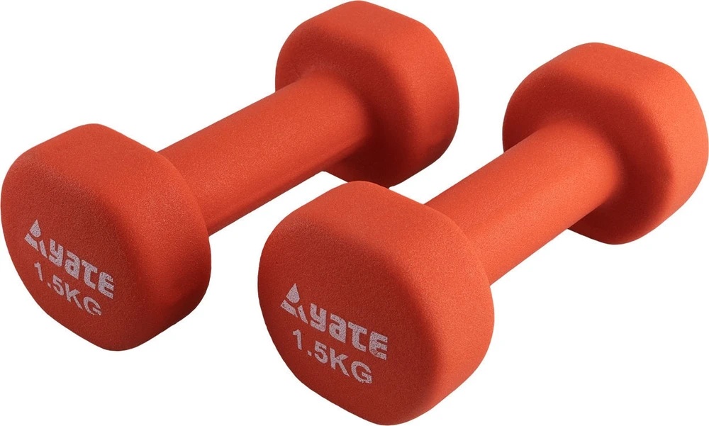 Neopreniniai fitneso hanteliai Yate 2vnt. x 1,5kg
