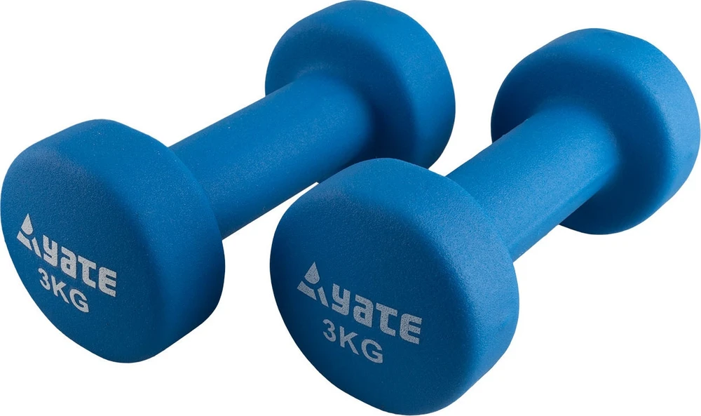 Neopreniniai fitneso hanteliai Yate 2vnt. x 3kg