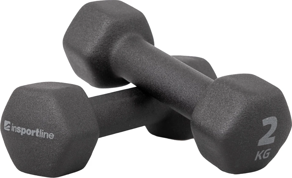 Neopreniniai hanteliai inSPORTline ON-X Renbell 2 x 2kg