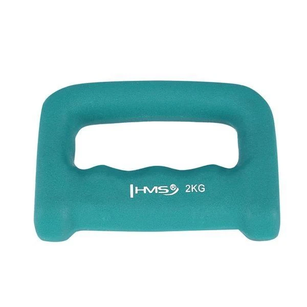 Neopreninis hantelis-kastetas HMS CK20 žalias, 2kg