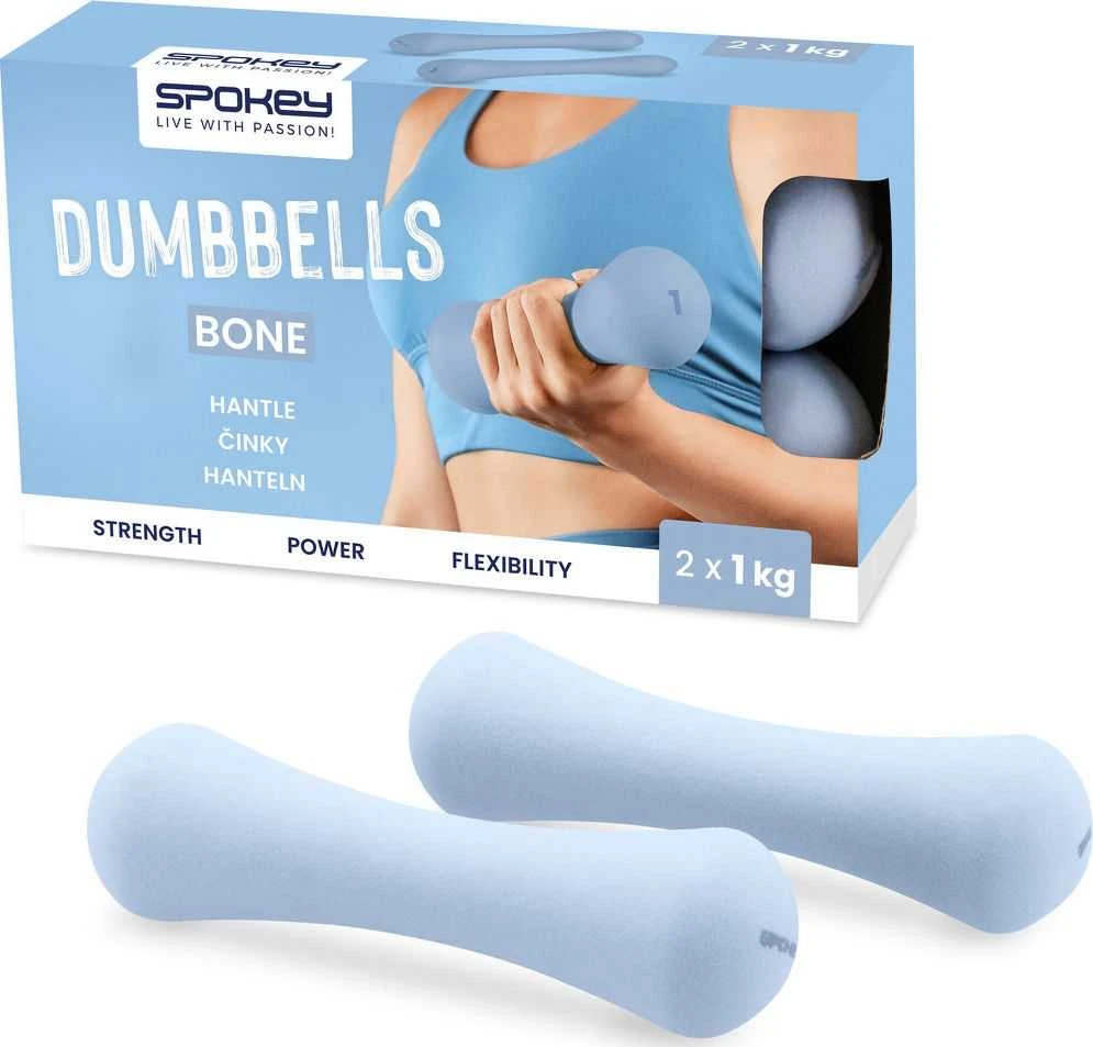 Neopreninių hantelių rinkinys Spokey BONE 2x1 kg