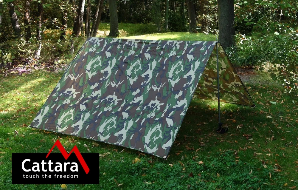 Neperšlampamas brezentas Cattara Atsparus vandeniui 2 x 3 m