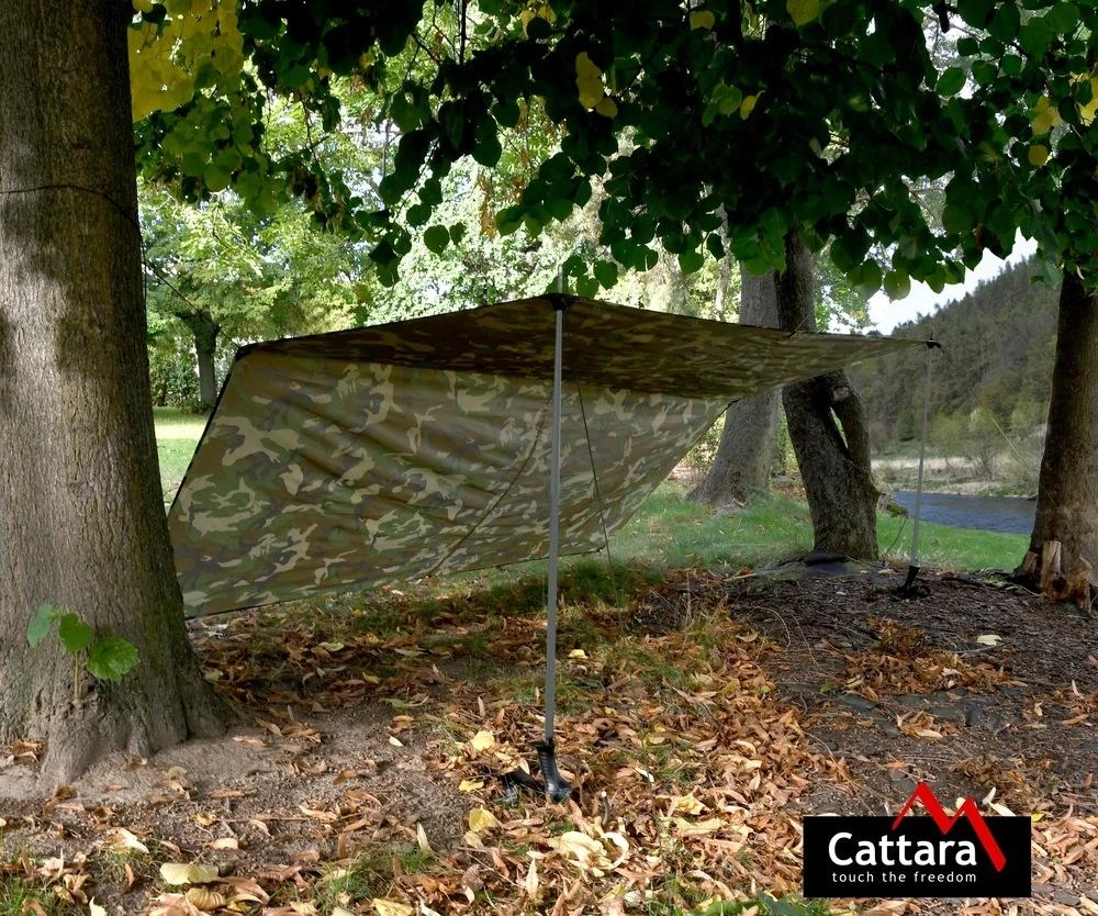 Neperšlampamas brezentas Cattara Atsparus vandeniui 2 x 3 m