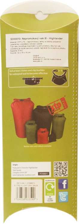 Neperšlampamas maišas Highlander X-LITE, 80l