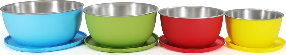 Nerūdijančio plieno dubenėlių rinkinys Origin Outdoors, 4vnt