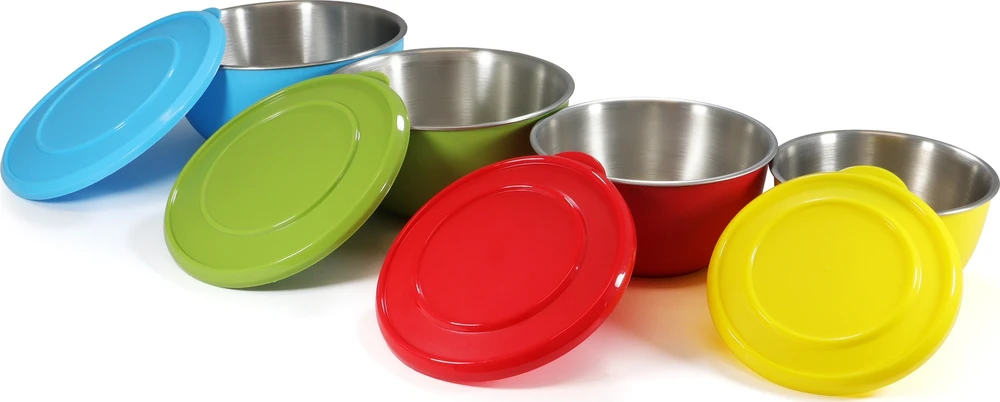 Nerūdijančio plieno dubenėlių rinkinys Origin Outdoors, 4vnt