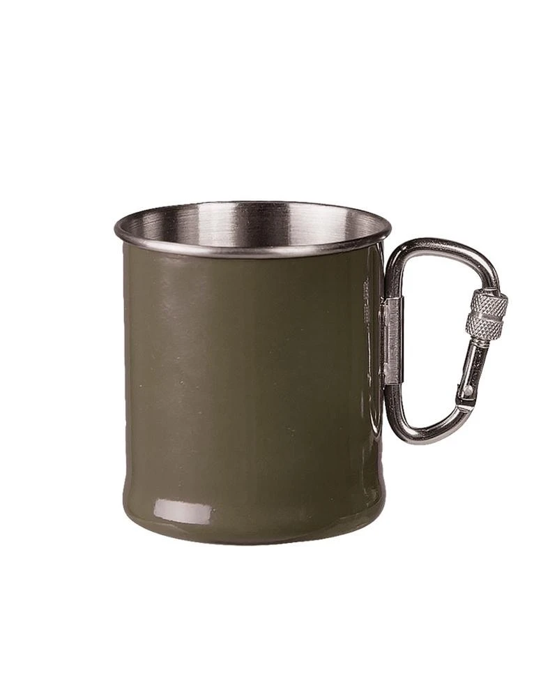 Mil-Tec OD 250ML S/PLIENINĖ KARABINERIO TAURĖ