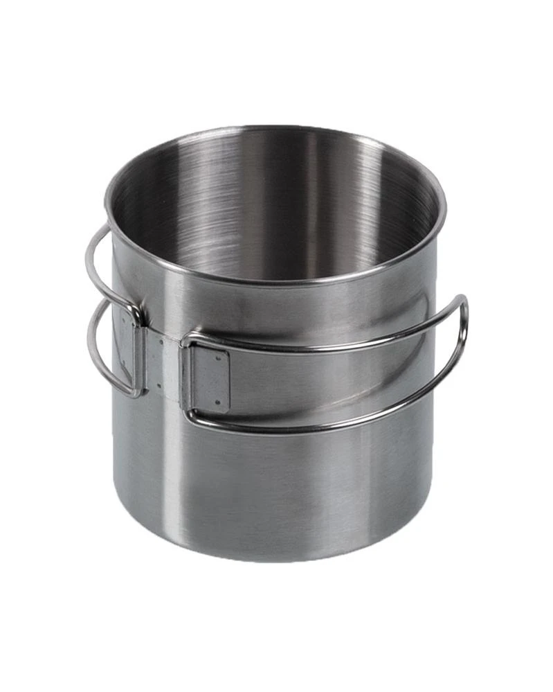 Mil-Tec nerūdijančio plieno puodukas 800ml (VIELINĖ RANKENA)