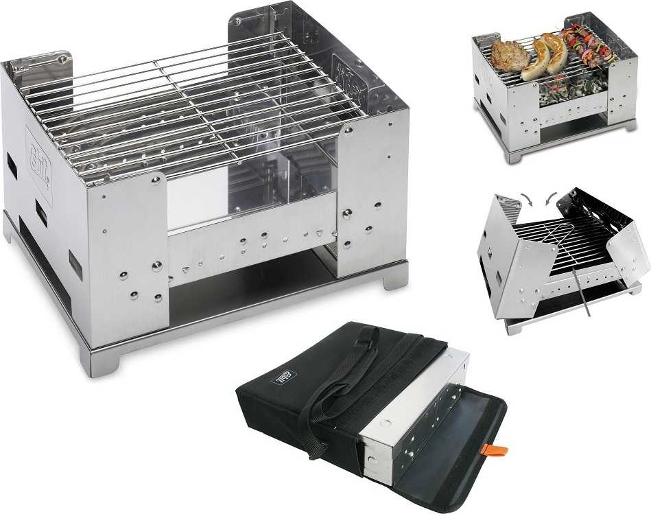 Nešiojamas anglies grilis Esbit BBQ300s