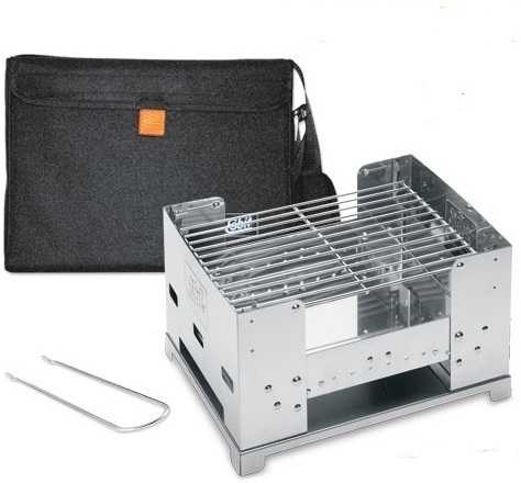 Nešiojamas anglies grilis Esbit BBQ300s