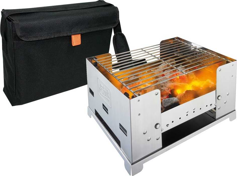 Nešiojamas anglies grilis Esbit BBQ300s