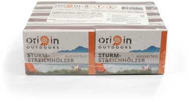 Neužpučiami degtukai Origin Outdoors, 10 dėžučių