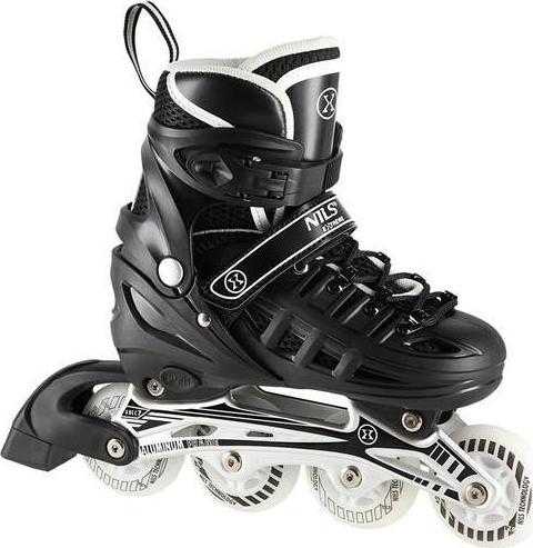 Riedučiai/pačiūžos Nils Extreme NH10905 juodi - PU80 mm/82A (L 39-42)