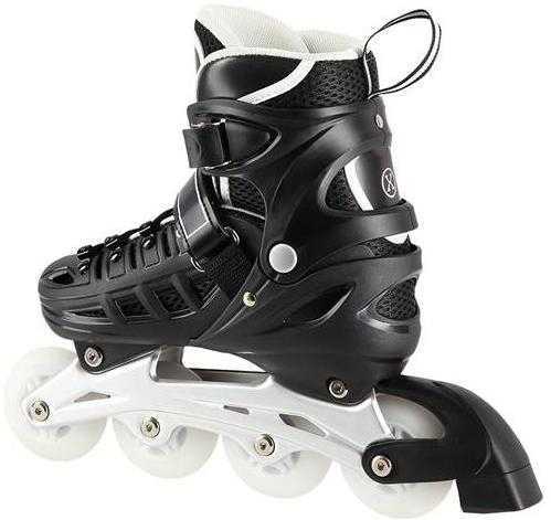 Riedučiai/pačiūžos Nils Extreme NH10905 juodi - PU76 mm/82A (M 35-38)