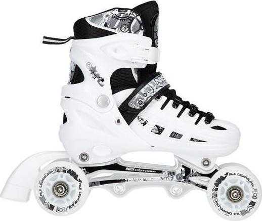 Riedučiai/pačiūžos Nils Extreme NH10905 juodi - PU80 mm/82A (L 39-42)