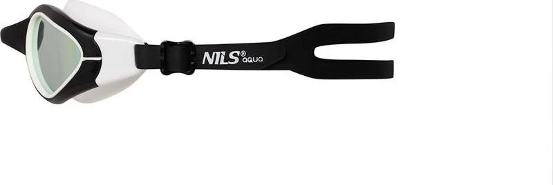 NILS AQUA NQG480MAF juodai balti plaukimo akiniai