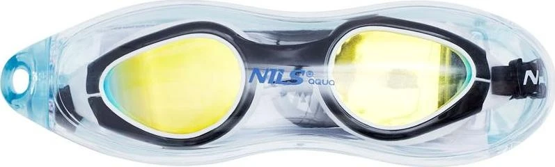 NILS AQUA NQG480MAF juodai balti plaukimo akiniai