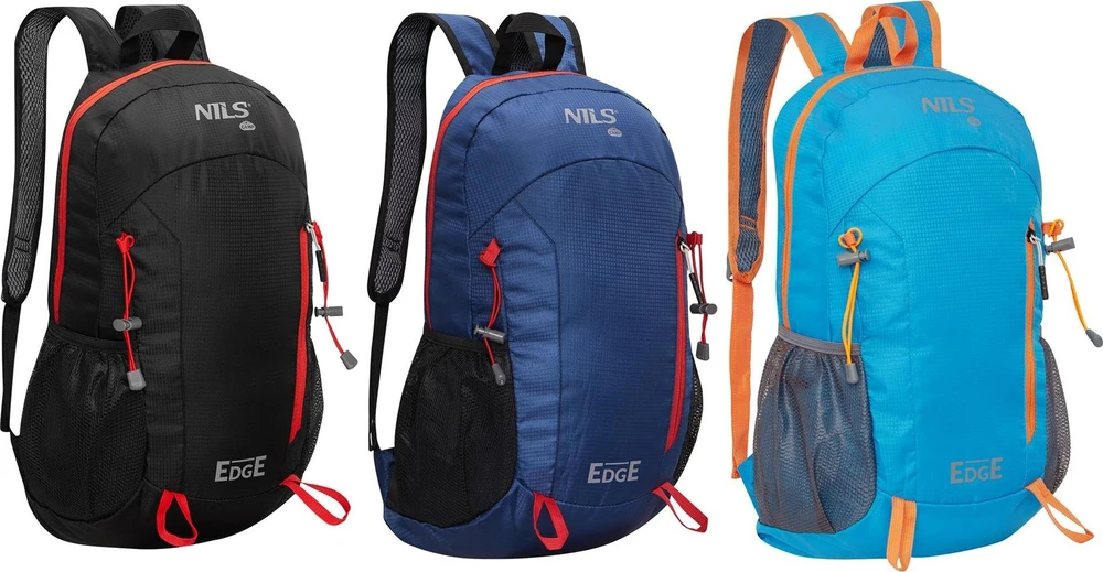 NILS Camp NC1724 Edge tamsiai mėlyna kuprinė, 22 l