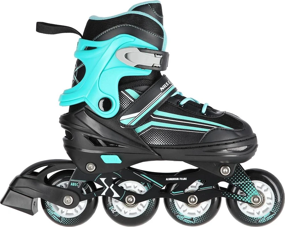 Riedučiai/ledo ritulio pačiūžos Nils Extreme Nils Extreme NH18190 2in1 juodi - M (34-38)
