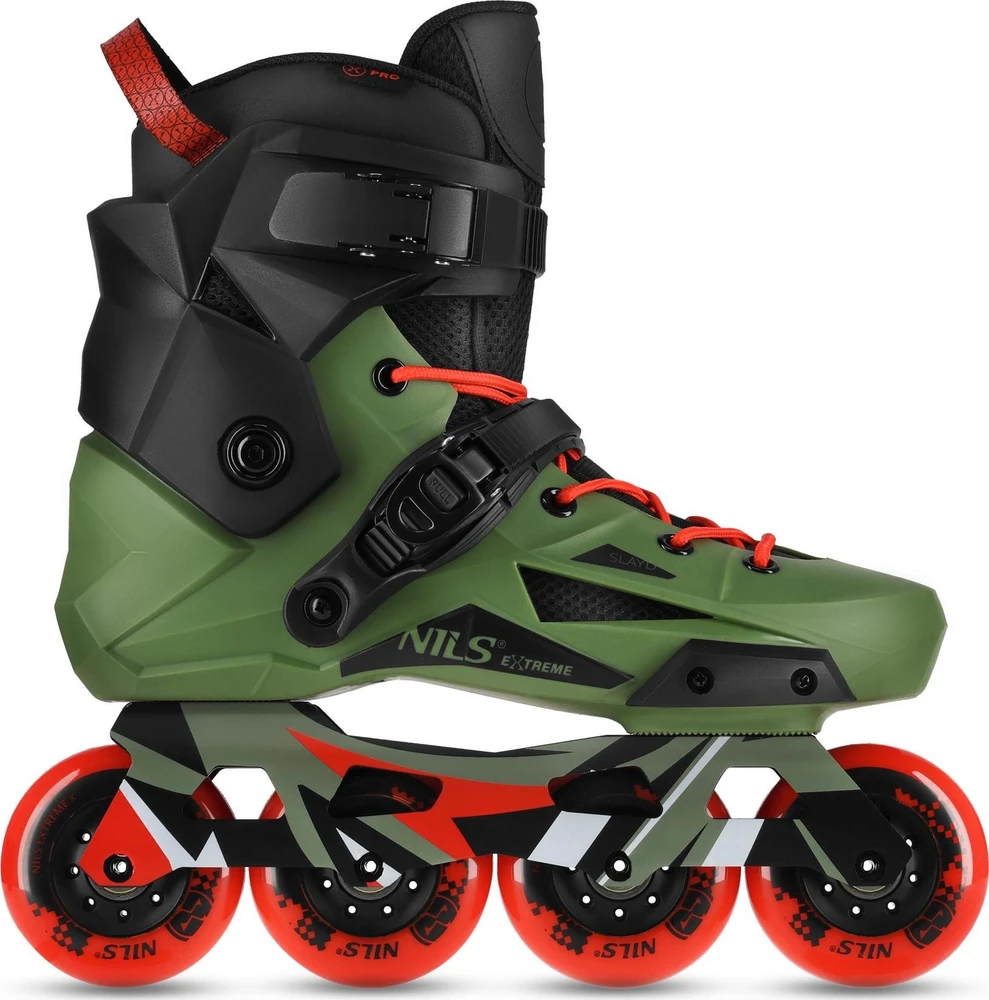 Nils Extreme NA1601 Žalias Slalom riedučiai Slayd