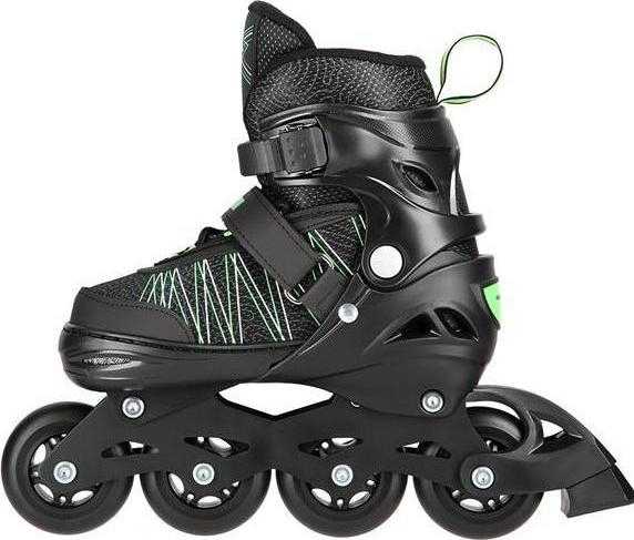 Riedučiai/ledo ritulio pačiūžos Nils Extreme NH11912 juodi-rožiniai - PU80 mm/82A (L 39-42)