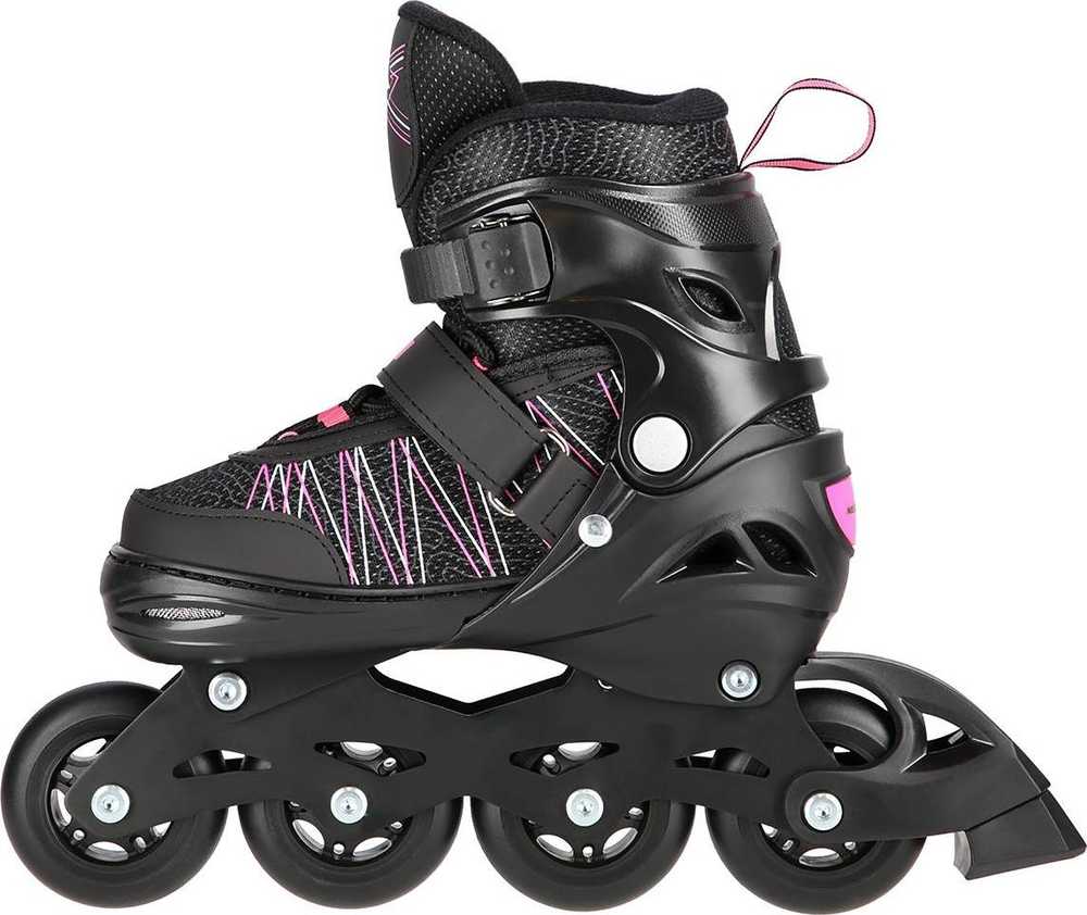 Riedučiai/ledo ritulio pačiūžos Nils Extreme NH11912 juodi-mėlyni - PU76 mm/82A (M 35-38)