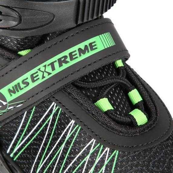 Riedučiai/ledo ritulio pačiūžos Nils Extreme NH11912 juodi-rožiniai - PU76 mm/82A (M 35-38)