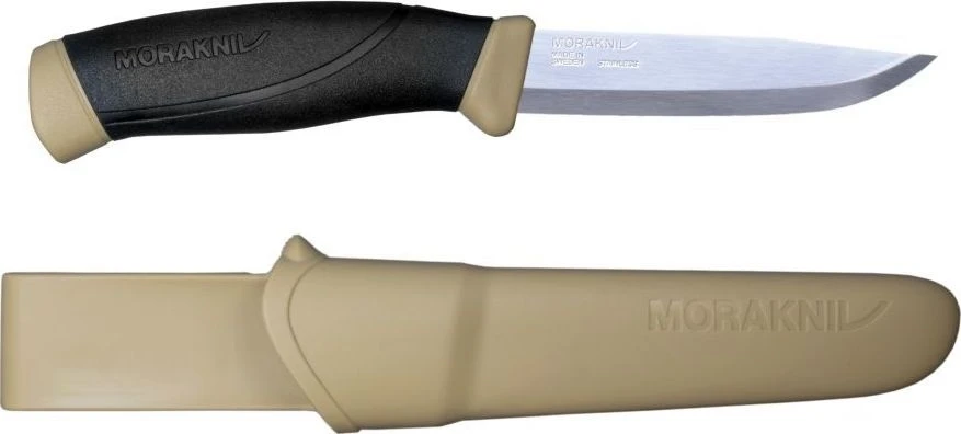 Morakniv® Companion (S) peilis, Desert, nerūdijantis plienas