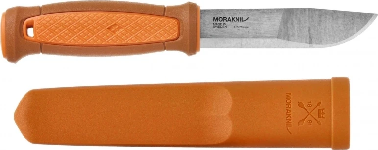 Peilis Morakniv Kansbol su gyvybės išlikimo rinkiniu oranžinis nerūdijantis plienas