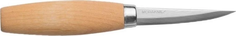 Medžio drožinėjimo peilis Morakniv® 106, tiesus, geležtė 82x2,7mm. Laminuotas plienas, beržinė rankena