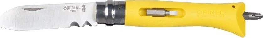 Nóż Opinel DIY geltonos spalvos 002138