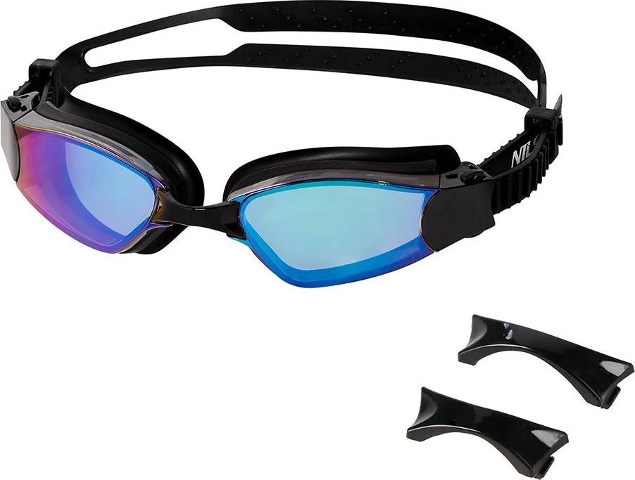 Plaukimo akiniai Nils Aqua NQG660MAF Racing, violetiniai