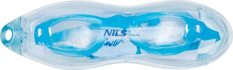NQG770AF mėlyni vaikiški plaukimo akiniai NILS AQUA