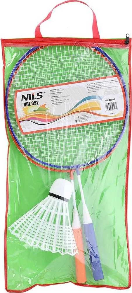 Nils Extreme Badmintono rinkinys Nils NRZ052 Junior, plienas, 2 raketės, badmintono plunksniukas