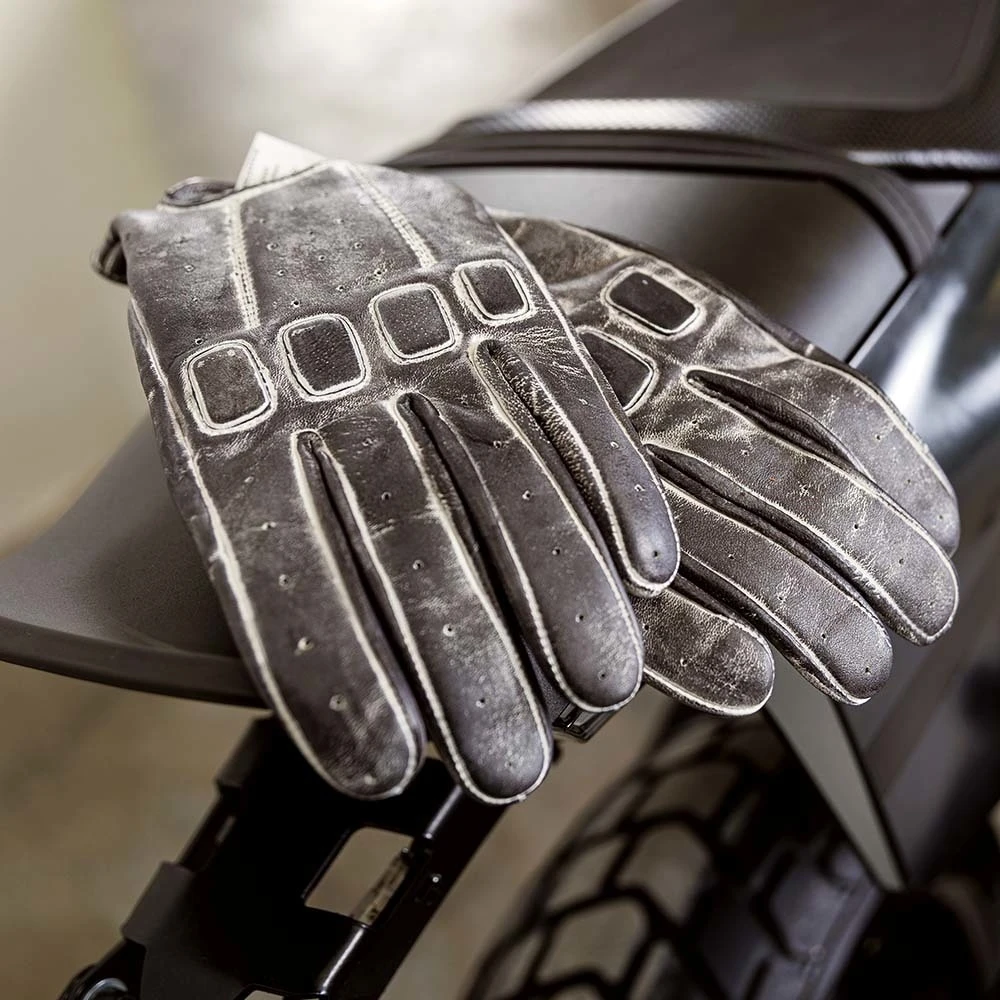 Odinės motociklininko pirštinės W-TEC Rifteur
