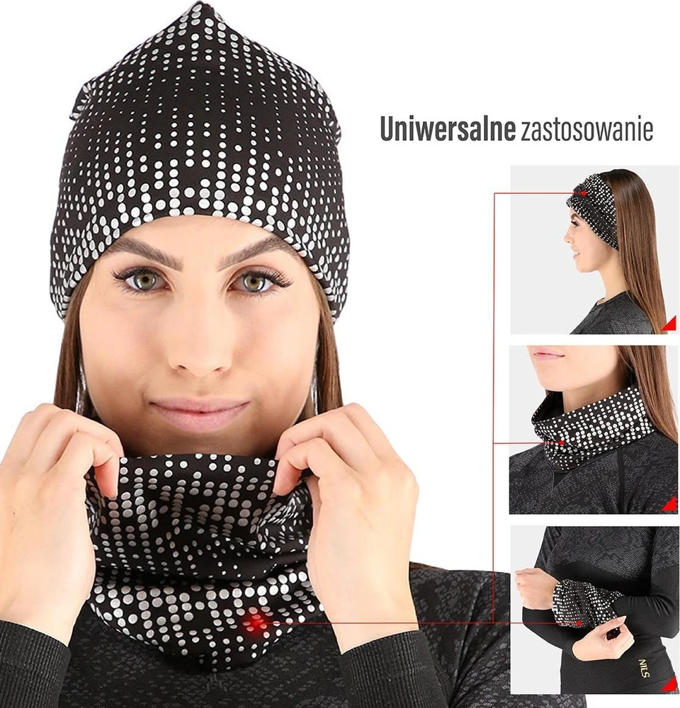 Kepurė OKN0477 DAUGIAFUNKCINĖ ATŠVAISTINĖ JUOSTELĖ NILS