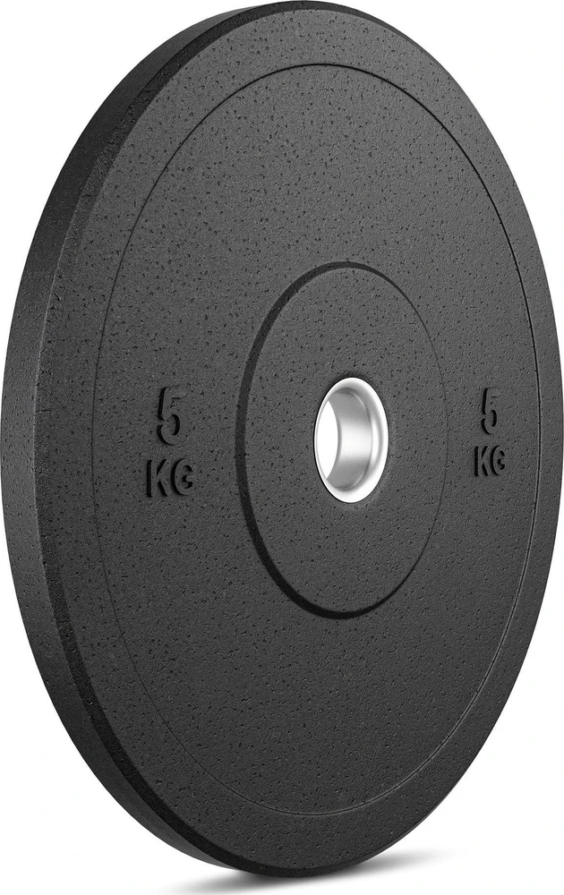 Olimpinis guminis svoris 5kg Marbo Sport MW-Bumper-5KG