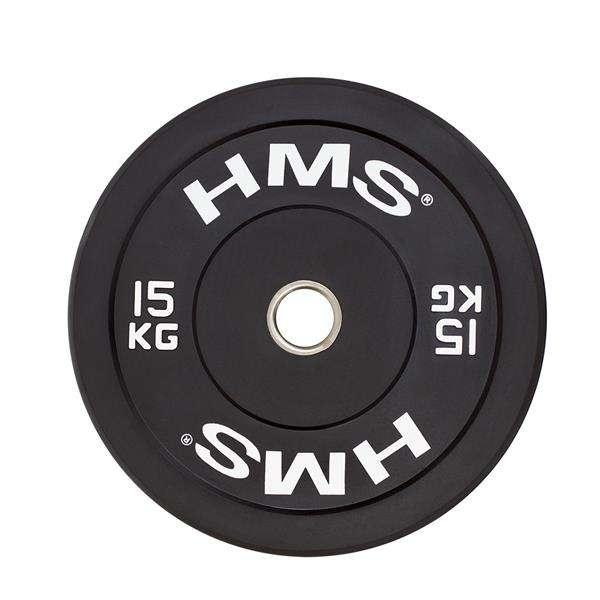 Olimpinis guminis svoris HMS BBR juodas - 20 kg