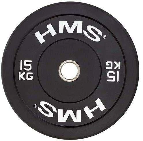 Olimpinis guminis svoris HMS BBR juodas - 25 kg