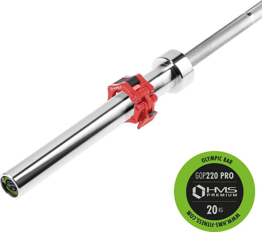 Olimpinis grifas HMS GOP220, 2200 mm + užraktas ZG1000R