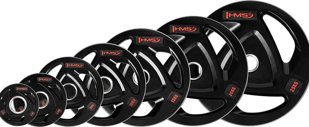 Olimpinis svoris HMS TOX juodas - 1.25 kg