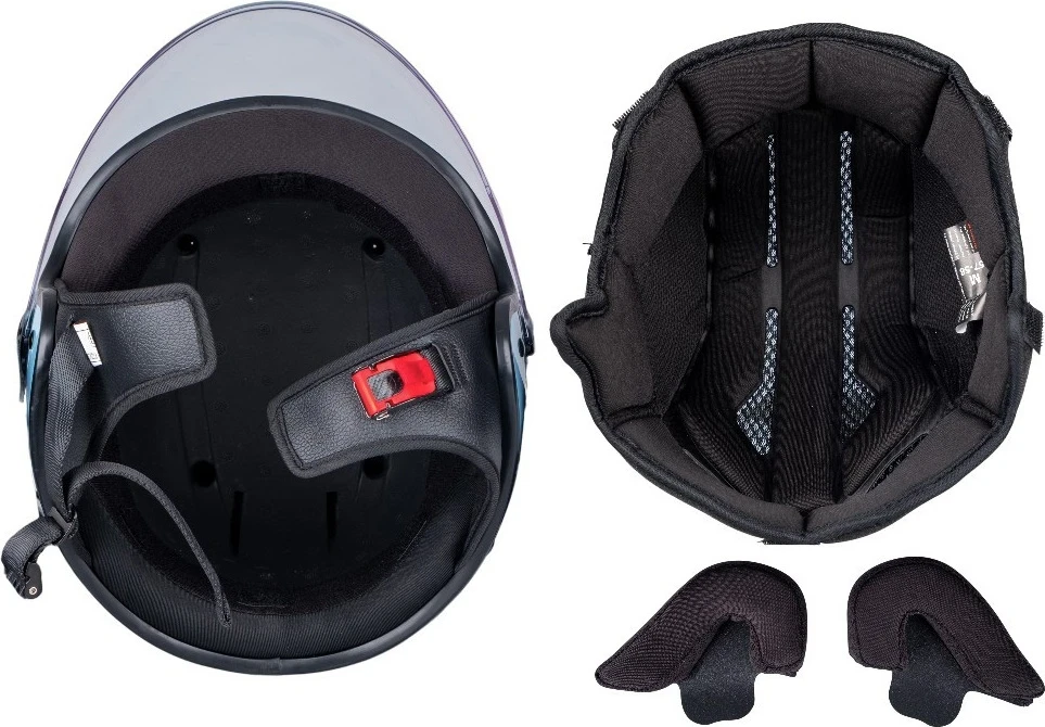 Atviro veido šalmas W-TEC Baraldo Celeste