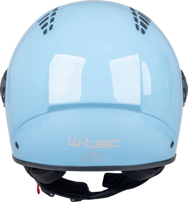 Atviro veido šalmas W-TEC Baraldo Celeste