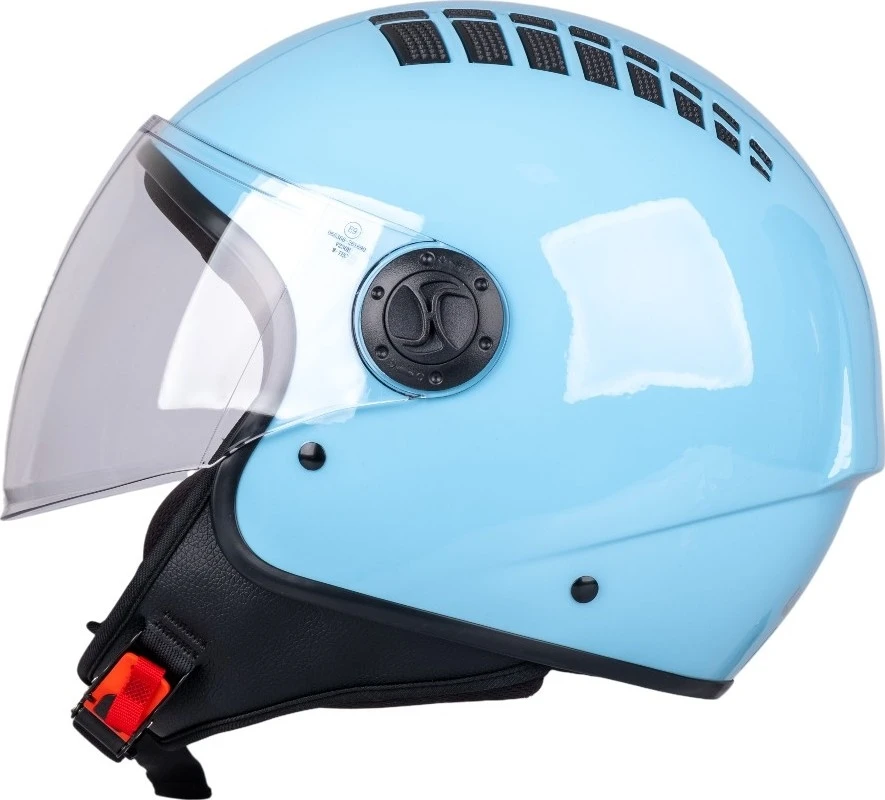 Atviro veido šalmas W-TEC Baraldo Celeste