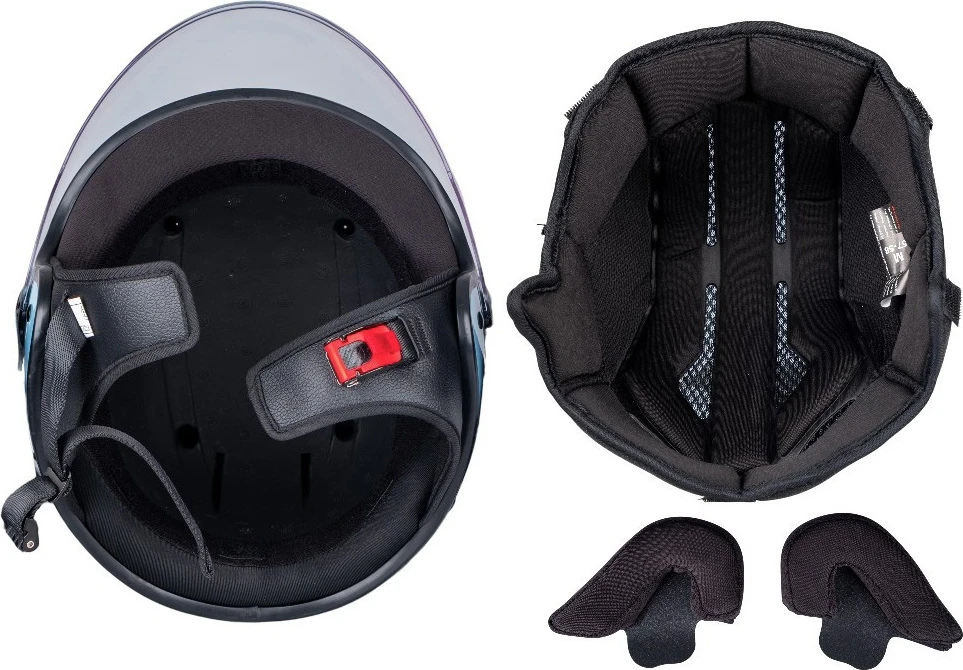 Atviro veido šalmas W-TEC Baraldo Celeste
