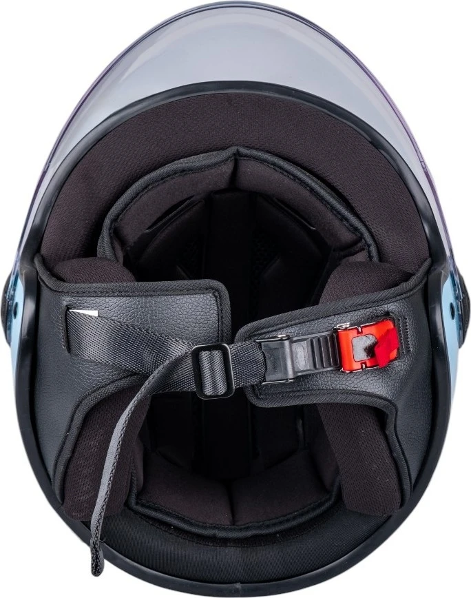 Atviro veido šalmas W-TEC Baraldo Celeste